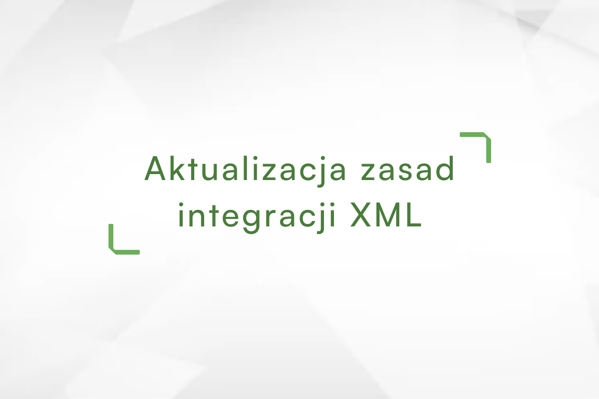Aktualizacja zasad integracji XML
