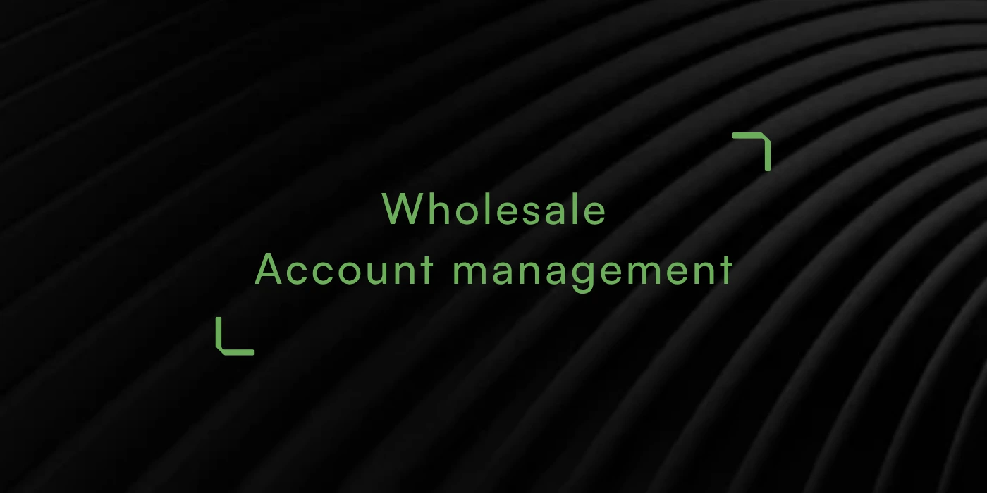 Wholesale-Account-management