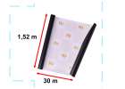 Carbon 4D roll film black 1.52x30m 3