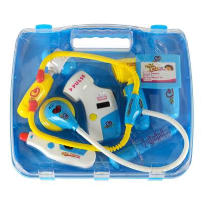 Doctor's kit in a suitcase DOCTOR +lights blue