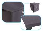 Foil roll metallic brushed graphite 1,52x30m 3