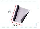 Folia rolka metalic szczotkowana czarna 1,52x30m 5