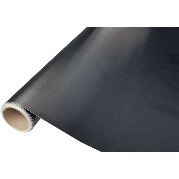 Folia rolka metalic szczotkowana czarna 1,52x30m