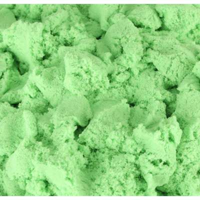 Kinetic sand 1kg in a bag green