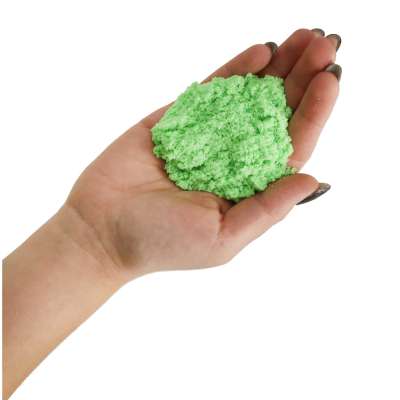 Kinetic sand 1kg in a bag green