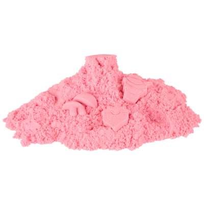 Sensory sand for children 1kg in a bag pink