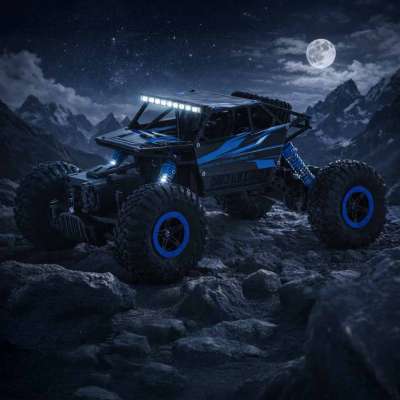 RC car Rock Crawler HB 2.4GHz 1:18 blue
