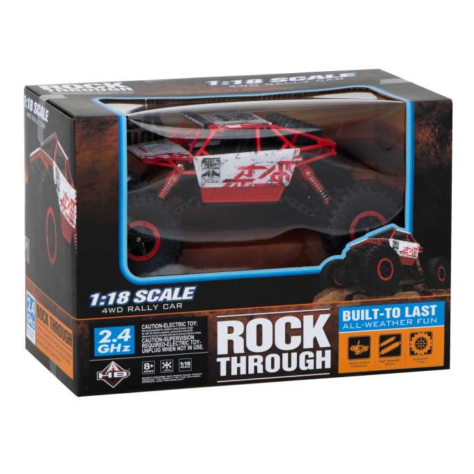 Samochód RC Rock Crawler HB 2,4GHz 1:18 czerwony