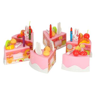 Birthday Cake Cutting Kitchen 75 el. pink
