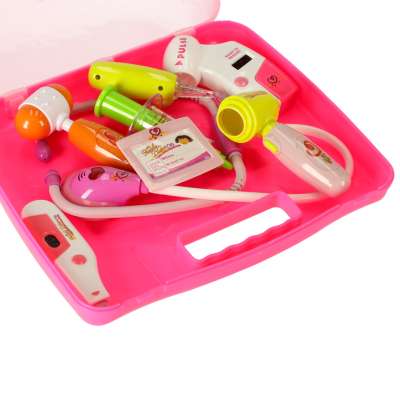Doctor's kit in a suitcase DOCTOR +lights pink