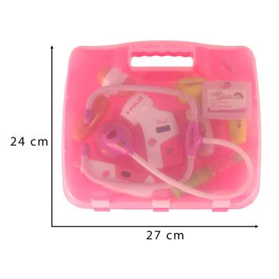 Doctor's kit in a suitcase DOCTOR +lights pink