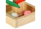 Drzewko edukacyjne klocki drewniane tor kulkowy Kulodrom Montessori 7