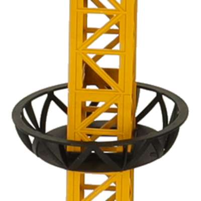 Dźwig Żuraw budowlany zdalnie sterowany  RC z hakiem 4CH 128cm