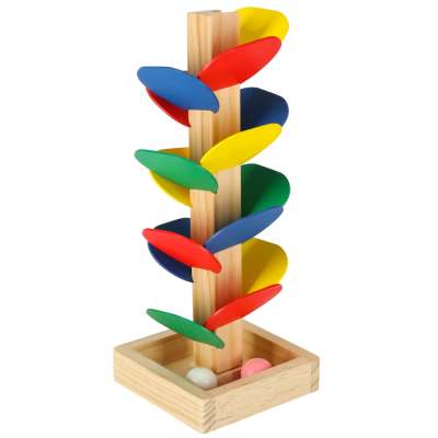 Educational tree wooden blocks ball track Kulodrom Montessori