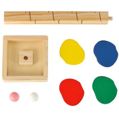 Educational tree wooden blocks ball track Kulodrom Montessori