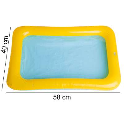 Inflatable sandbox for kinetic sand