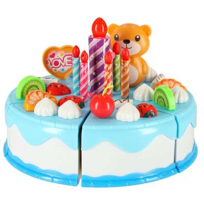 Birthday Cake Cutting Kitchen 80 el. Blue