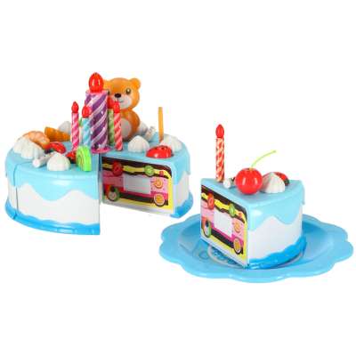 Birthday Cake Cutting Kitchen 80 el. Blue