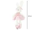 Maskotka pluszowa królik w różowej sukience 42cm 4