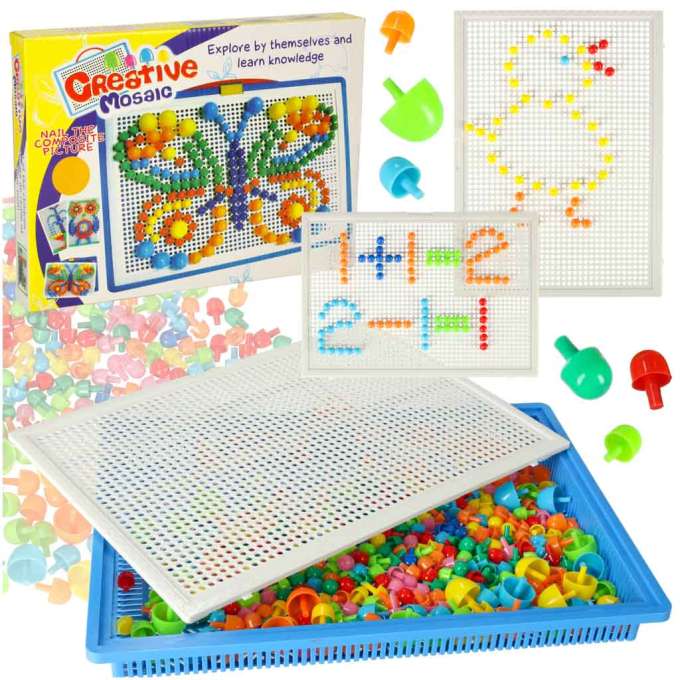 Mushroom pin puzzle 296pcs