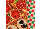 Pizza wooden play set velcro accessories spatula knife plate learning to cut 20cm 7