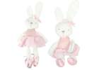 Plush mascot rabbit in pink dress 42cm 1