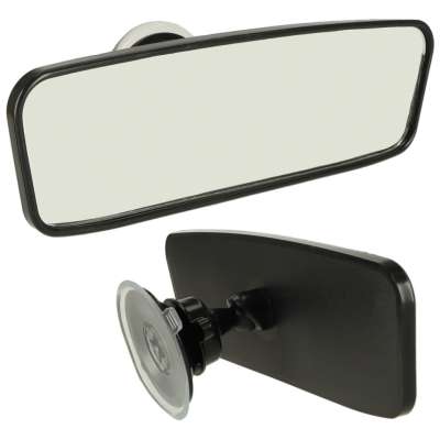 Wide angle suction cup rear view mirror 20cm