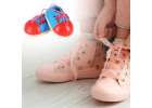 Buty drewniane do nauki sznurowania wiązania sznurowadeł 2 sztuki 9