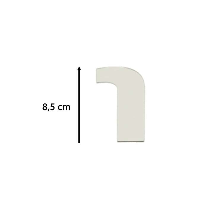 Wall clock large 80-120cm silver 12 digits