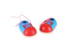 Wooden shoes for learning how to tie shoelaces 2 pieces 4