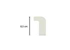 Zegar ścienny naklejany duży 80-120cm srebrny 12 cyfr 8