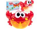 Bubble generator foam crab bath toy 1