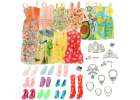Doll clothes + accessories set of 43 el. 1