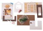 Dollhouse wooden living room model to assemble LED 8008-A 5