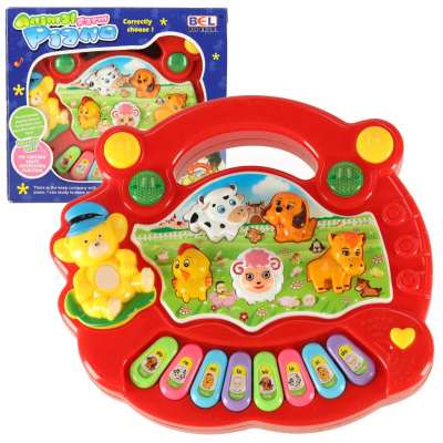 Piano interactive organ educational animal sounds farm