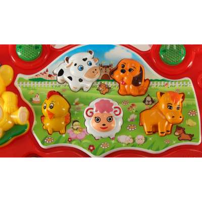 Piano interactive organ educational animal sounds farm