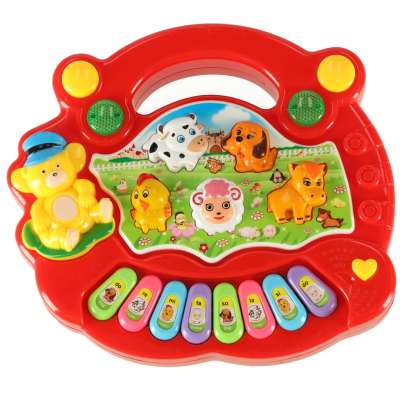 Piano interactive organ educational animal sounds farm