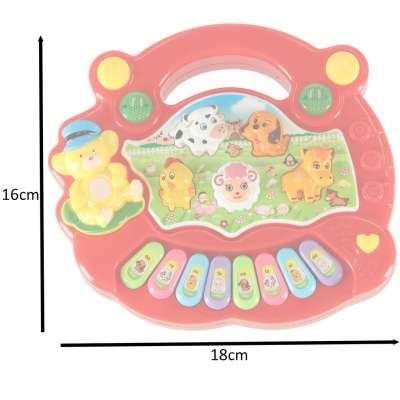 Piano interactive organ educational animal sounds farm