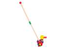 Pusher on a stick wooden walking duck 3