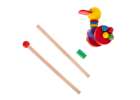 Pusher on a stick wooden walking duck 5