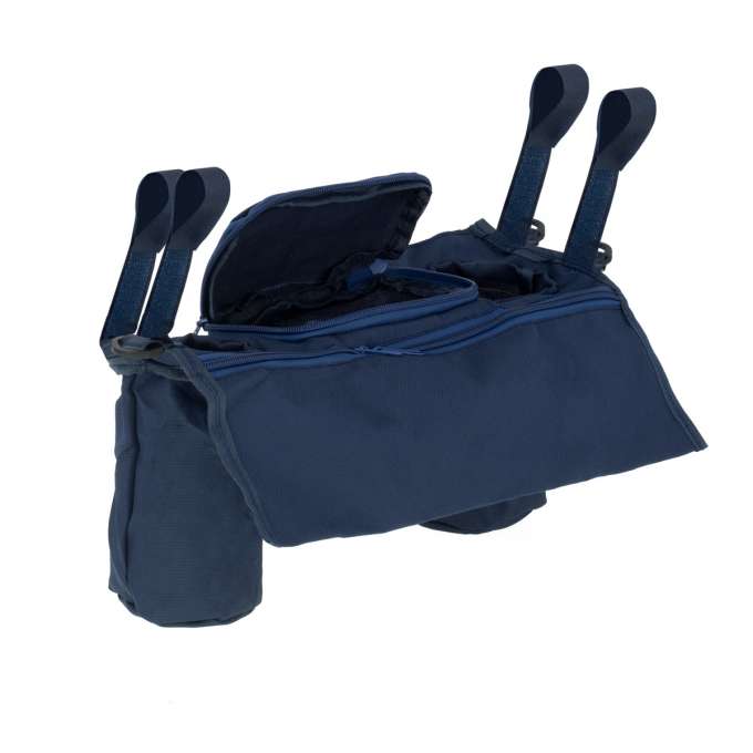 Stroller organizer for drinks bottle navy blue