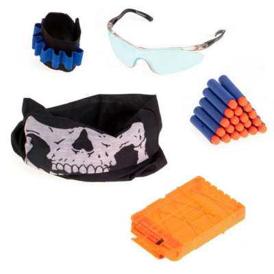 Tactical vest + Nerf launcher accessories