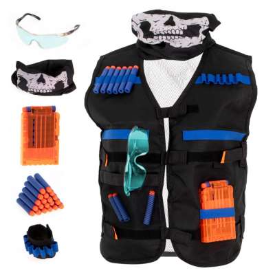 Tactical vest + Nerf launcher accessories