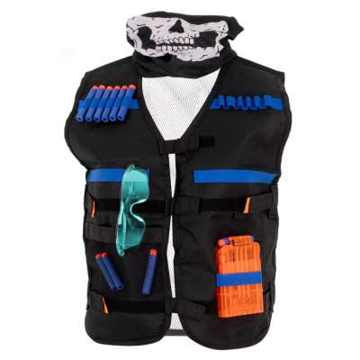 Tactical vest + Nerf launcher accessories