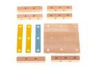 Construction set wooden chair blocks 4