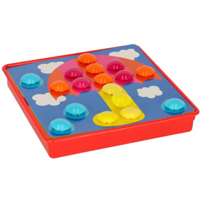 Educational Button Mosaic Puzzle 57el.