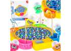 Fish family arcade game fishing 45 fish + 4 fishing rods 1