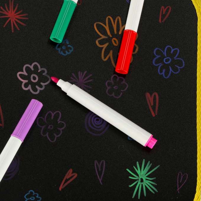 Portable chalkboard soft notebook sketchbook teddy bear