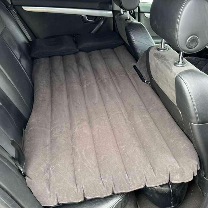 Car bed mattress car inflatable + pump black