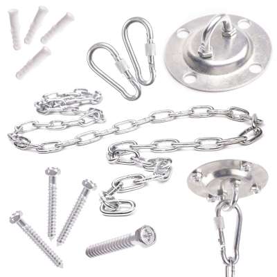 Ceiling mount hammock swing hook chain 200kg